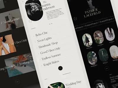 8 dark & light homepages clean creative dark design hero section homepage landing page modern portfolio premium template themeforest ui web design website concept website design