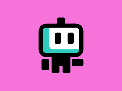 Boto (2021) bot character design font design icon logo robot simple
