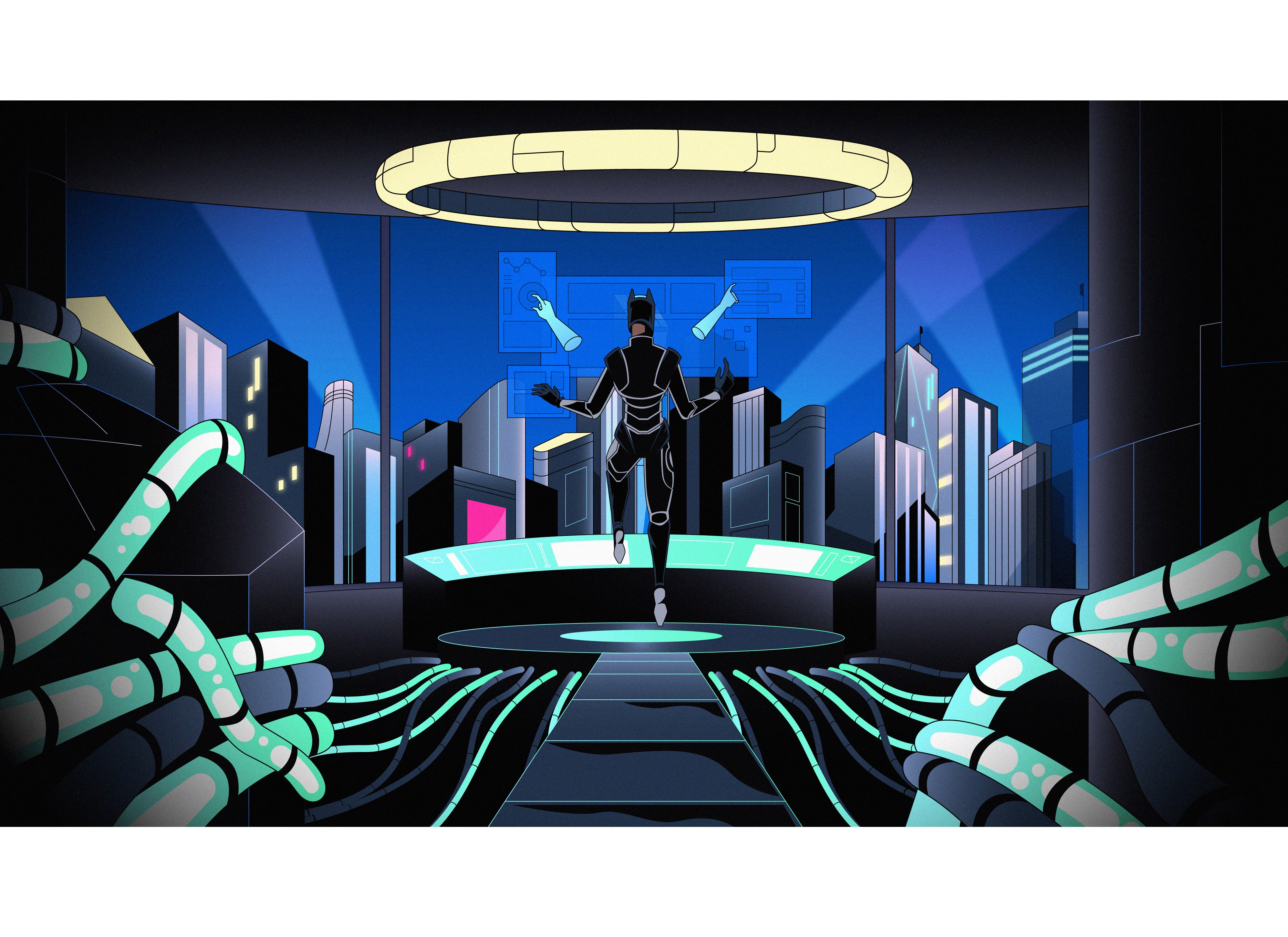 Bitdefender character design design illustration product ui vector webdesign