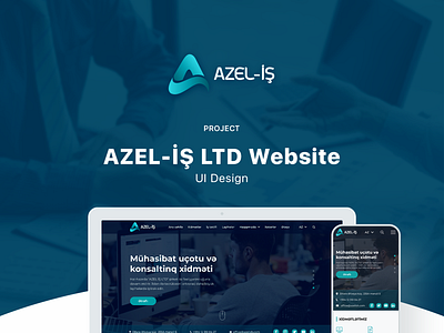 Azelish.com - Website UI design audit azerbaijan baku branding consulting design finance illustration logo ui ux web website