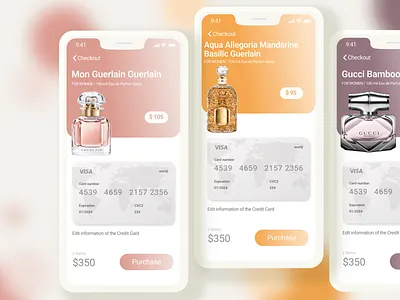 Credit Card Checkout app checkout design graphic design mobile mobile app purchase typography ui user interfase