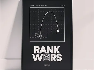 History of Games — StrangerChess chess games graphic design poster print retro