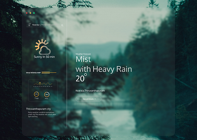 Weather UI Minimalistic design graphic design minimal ui minimalistic typography ui ux weather weather ui