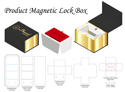 Jewellery Box design. branding graphic design jewellery box design. logo packaging design
