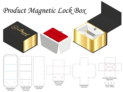 Jewellery Box design. branding graphic design jewellery box design. logo packaging design