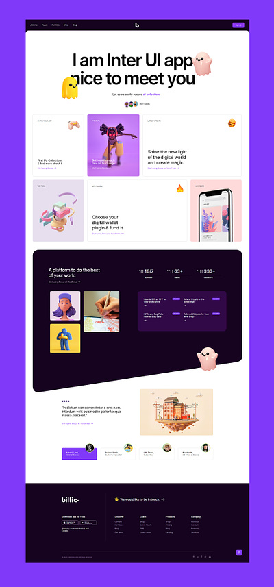 Becca - Saas Home app app landing page crypto drawing app elementor saas landing saas services software company startup tech
