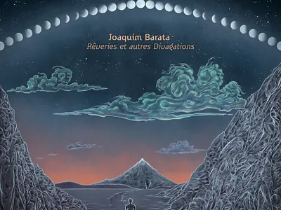 Rêveries et autres Divigations album artwork album cover design digital drawing drawing illustration landscape surreal