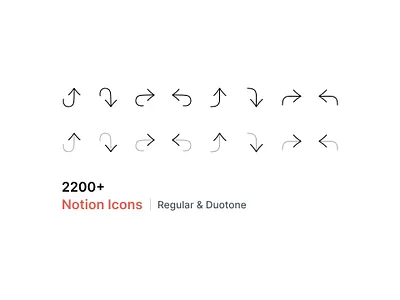 2200+ Notion Icons - Overflow Design app icon arrows blackandwhite figma free freebie icon iconography icons iconset icopack illustration line icons notion notion icons notion template sketch ui icon web web icon