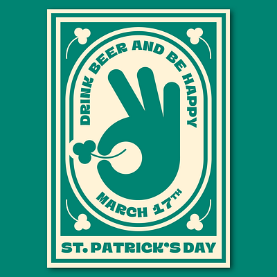 St. Patrick's Day 2023 beer illustration ireland print st. patricks day vector