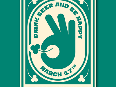 St. Patrick's Day 2023 beer illustration ireland print st. patricks day vector