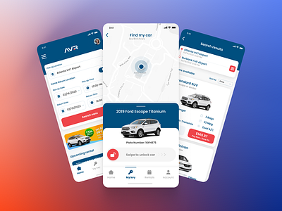 Contactless Van Rental App car car key contactless rental travel van