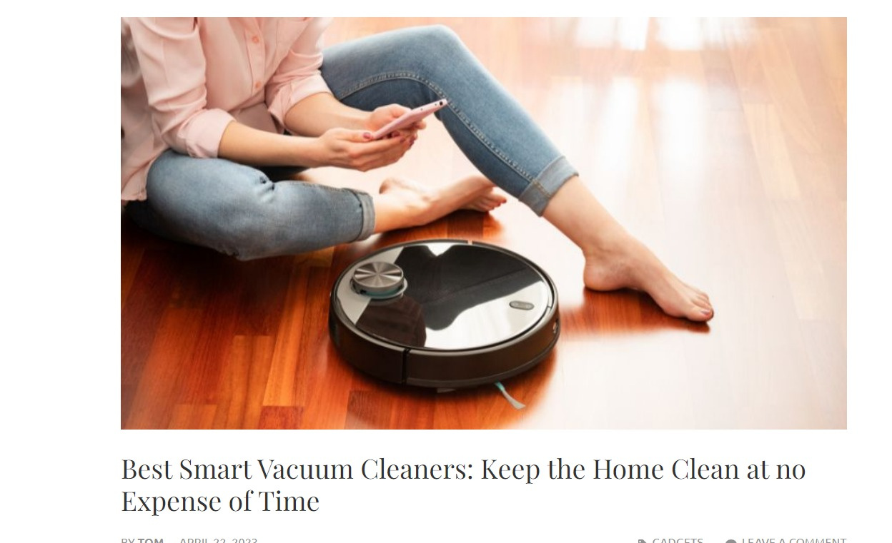 best smart vacuum cleaners by enkel on Dribbble