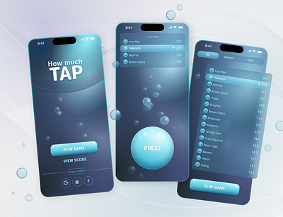 Game App Concept app game graphic design mobile ui