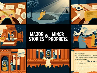 Minor Prophet Story Series animation graphic design motion graphics procreate