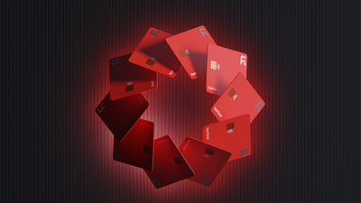 Fi Card Recreation 3d animation branding design gradient graphic design logo ui