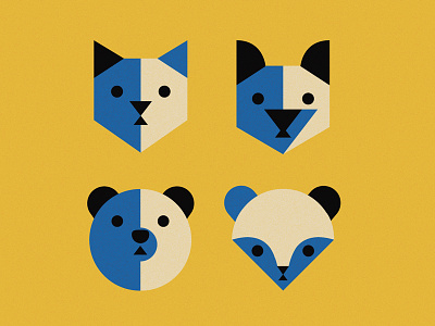 Bauhaus susPEcTS (Personal '22) animals character design editorial grain graphic design illustration