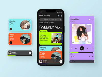 Daily UI - 009 Music Player dailyui musicplayer ui ux