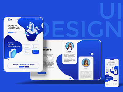 XMD Ui/Ux Design design figma graphic design medical web design ui uidesign web design