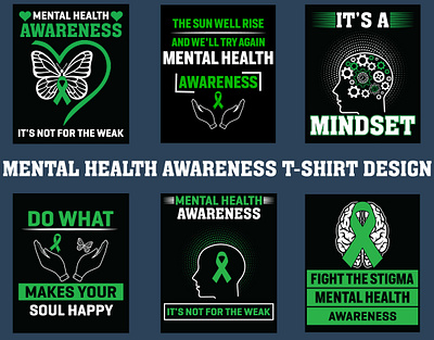 Mental Health Awareness T-Shirt Design health mental health mental health awareness mental stigms mind t shirt t shirt design t shirts typography