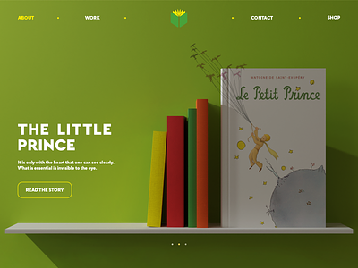 The Little Prince / Book Web site design book books children ebook editorial education illustrations landing page le petit prince library minimal novel online book online book store reading the little prince ui web web site design website