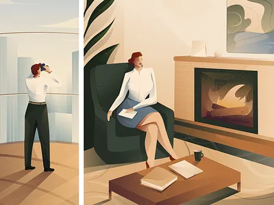 Masterclass | Editorial Workbook Illustrations architecture art artwork book branding composition design graphic design home illustration illustrator mural poster procreate vector