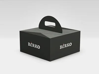 Berko - cupcake packaging branding design graphic design illustration logo typography ui