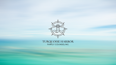Responsive Logo Suite for Turquoise Harbor Family Counseling branding design graphic design logo