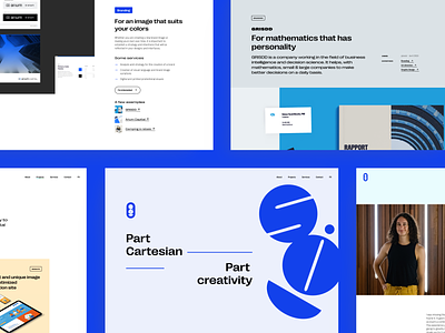 English website launch blue branding designer minimal portfolio ui website