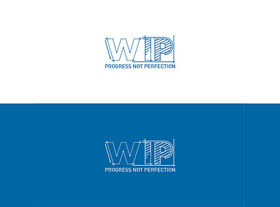progress WIP logo art branding design digitalart graphic design illustration logo logodesign progress technical vector