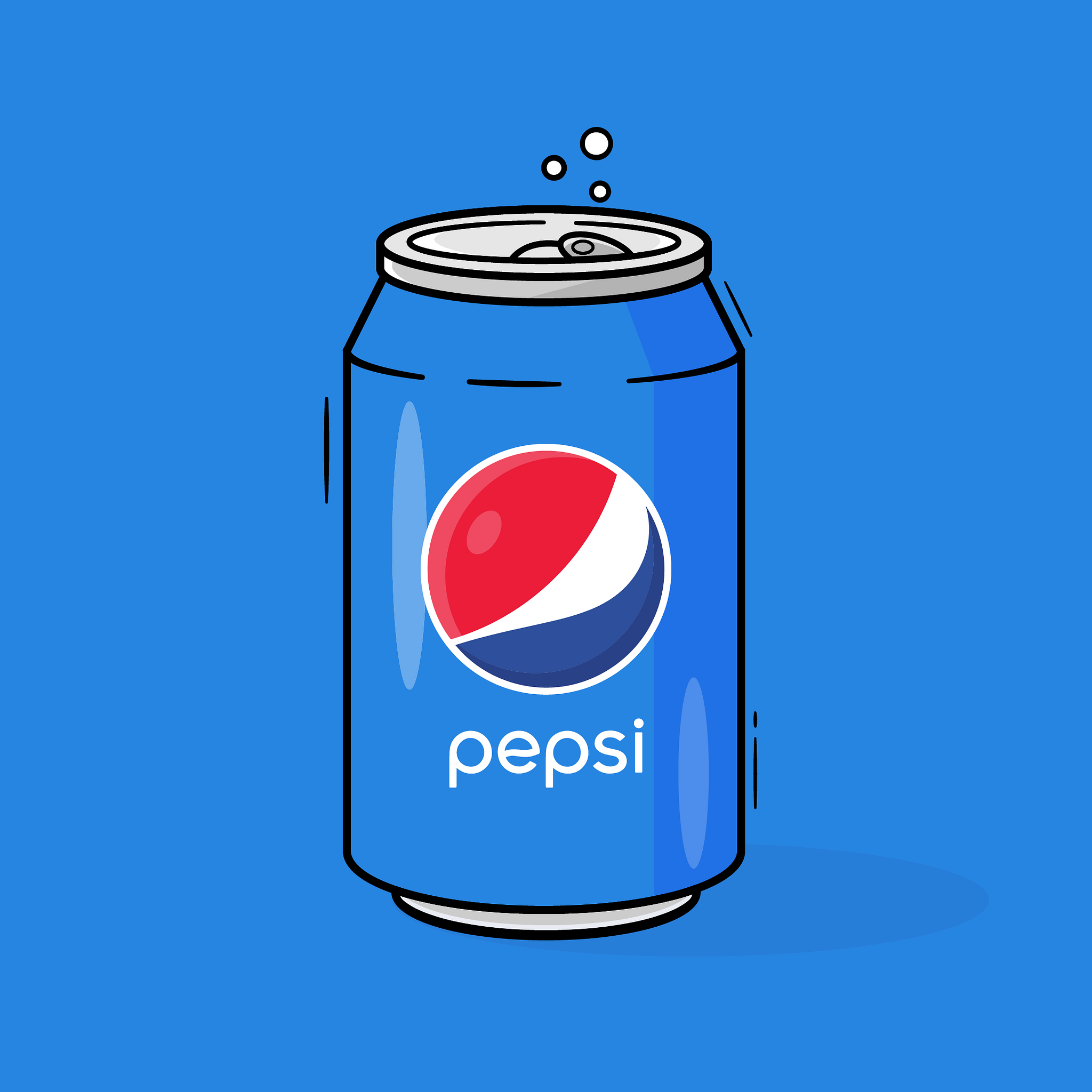 Pepsi Can (Illustrator Design) by Shivang Bhargava on Dribbble