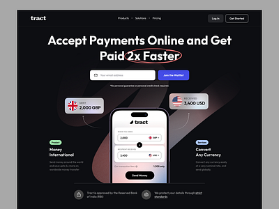 Dark Ver cards clean convertor credit currency dashboard landing page menu money money transfer product product design typography ui ui ux user experience ux web web app website