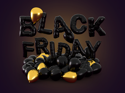 Black Friday 3d branding design finance graphic design illustration minimal