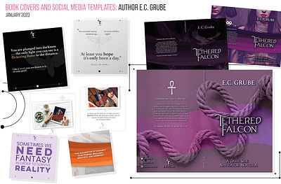 Author Collateral branding design graphic design illustration typography vector