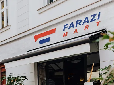 Farazi Mart branding clean corporate creative drand identity farazi logo mart modern