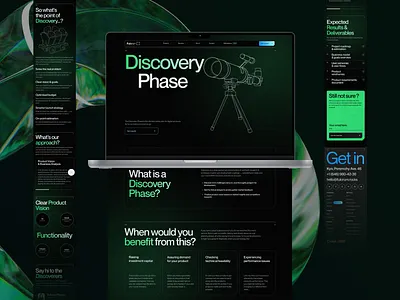 Fulcrum Rocks® - Web services / Product page / Discovery phase design development discovery figma gradient green style illustration landing page mainpage marketplace minimalism mvp product product services telescope trend ui ux web web services