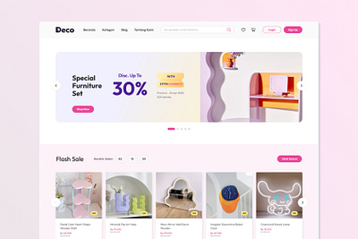 Deco UI Design (ecommerce) design ecommerce ecommerce ui desgin graphic design online shopping ui ux website