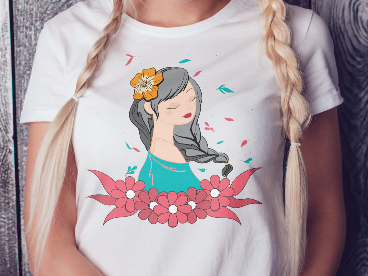 Female T-shirt design by Fatima Tuz Zahura (Rini) on Dribbble