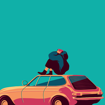 Take a minute 2d car character characterdesign illustration motion graphics photoshop procreate