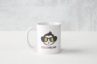 ColorBlind Mug Design graphic design mug mug design