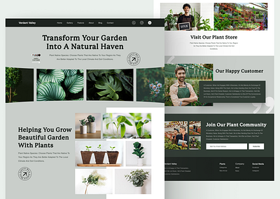 Plant Landing Page Website