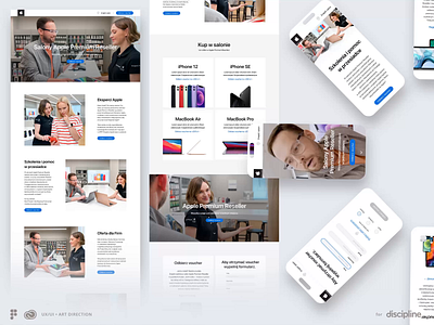 Apple Premium Reseller - campaign landing page app design graphic design ui ux