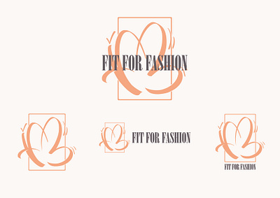 Fit For Fashion Branding branding design handlettering illustration lettering logo logo design typography vector