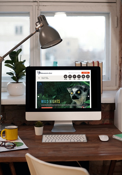 Minnesota Zoo Redesign Mockup branding graphic design mobile ui ux website