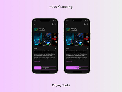 Day 076 - Loading 076 100daysofui android branding challenges community dailyui design figma illustration ios loading logo mobile ui ux website