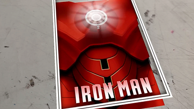 Iron Man AR Poster ar augmented reality disney illustration marvel