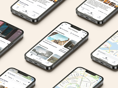 Locals application branding concept design figma flat graphic design interaction interface ios mobile application mobile design travel app travel guide application ui ux vector