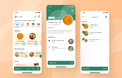 Food Delivery Mobile App app concept delivery design food minimal mobile app ui ux