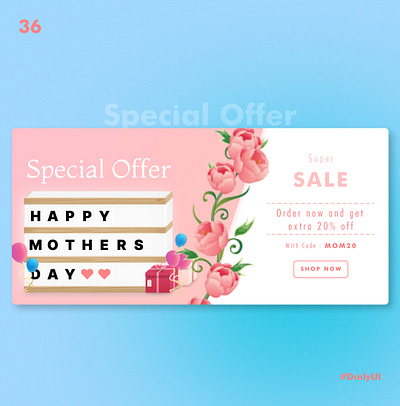 Special Offer UI 100dayuichallenge branding dailyui day36 design figma graphic design illustration logo specialoffer ui vector