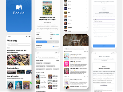 Bookie design ui ux