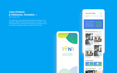 1ON1 Fitness App UX/UI app branding design graphic design icon illustration minimal ui ux